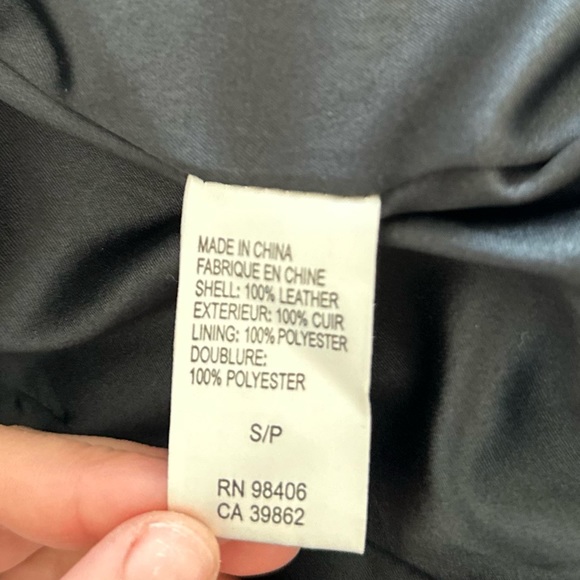 THEORY Leather Jacket - Picture 6 of 10